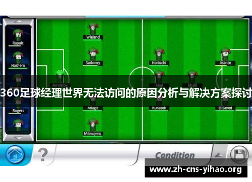 360足球经理世界无法访问的原因分析与解决方案探讨